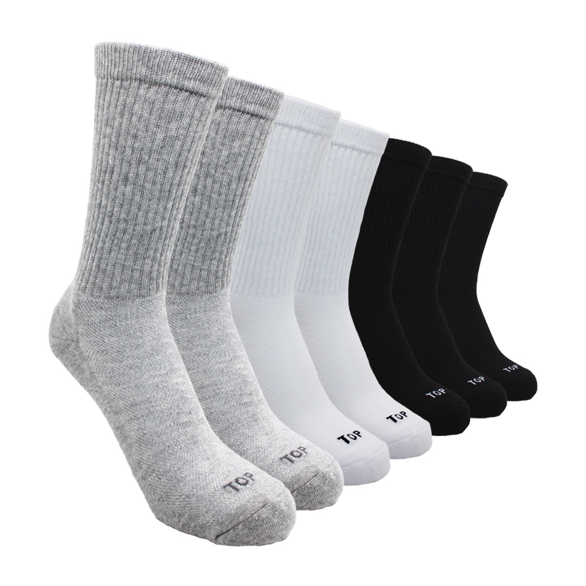 Top - Calcetines Mujer Deportivos Largos Pack 7 C1