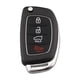 thumbnail image 2 of Carcasa y Hoja de Llave de Control Remoto de 4 Botones para Hyundai i10 i20 i30 i35 i40 Genesis, 2 of 3