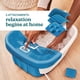 thumbnail image 5 of Foot Spa HoMedics Bubble Bliss Deluxe con calefacción y 3 accesorios, 5 of 9