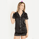 thumbnail image 2 of Pijama de Mujer Roma Short Negro, 2 of 6