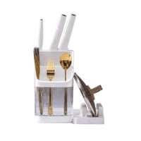 Genérico - Organizador De Utensilios Con Soporte Para Tapa Ollas Multifuncional