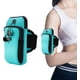 thumbnail image 1 of Bolsa de brazo para teléfono, brazalete multifuncional para deportes al aire libre: porta identificación, tarjetero, llaves, teléfono móvil o más, brazalete con doble bolsillo para correr, caminar, se, 1 of 7
