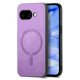 thumbnail image 1 of Magnetic Slim Case for Google Pixel 9A with Camera Guard & Anti-Scratch Back Purple, 1 of 5