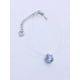 thumbnail image 3 of Colgante Collar Punto Luz Plata Gargantilla Transparente, 3 of 3
