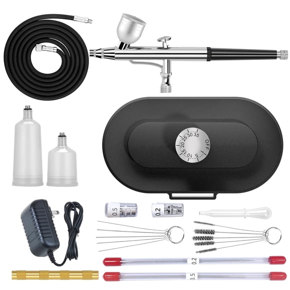 Kit de Aerógrafo CBVCBV 0.2/0.3/0.5 mm con Compresor