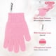 thumbnail image 2 of Guantes exfoliantes Evridwear 100% nailon para ducha, 3 pares, 2 of 8