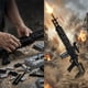 thumbnail image 5 of Set de construcción LQPFBSM MK14 rifle de francotirador, 1568 piezas, 5 of 8