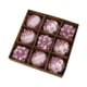 thumbnail image 2 of 9 Piezas De Bolas De Navidad De 3 Pulgadas Colgantes Decorativos Para Ventana Rosa, 2 of 3