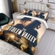 thumbnail image 3 of El valle robado Conjunto de sábanas temático, trío de piezas, cómodo y amigable con la piel, diseño único, regalo de decoración para el hogar para familiares, amigos y fans,135cm *200cm, 3 of 6