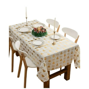 Rouss - Mantel Decorativo Antimanchas Diseño Navideño 140X220 Cm 07