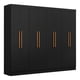 thumbnail image 1 of Closet Paris 8 Puertsa 4 Cajones Negro, 1 of 4