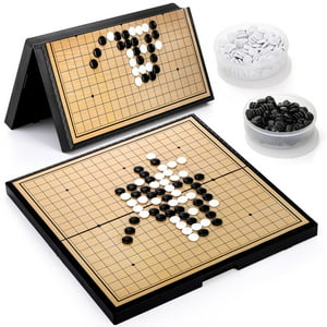 Piedras Magnéticas De Pvc Go Game Set Yarlung Con Tablero De 37 Cm