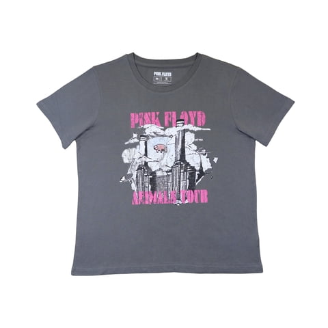 Polera Mujer Animals Tour Gris Pink Floyd