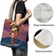 thumbnail image 3 of Augie Doggie and Doggie Daddy Bolso de tela con estampado de lienzo para mujer, bolsa de compras reutilizable y estética, con cremallera interior, regalo para mujer,40*40cm., 3 of 6