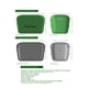 thumbnail image 3 of Hielera Classic 12 L Portátil Con Aislamiento Verde, 3 of 9