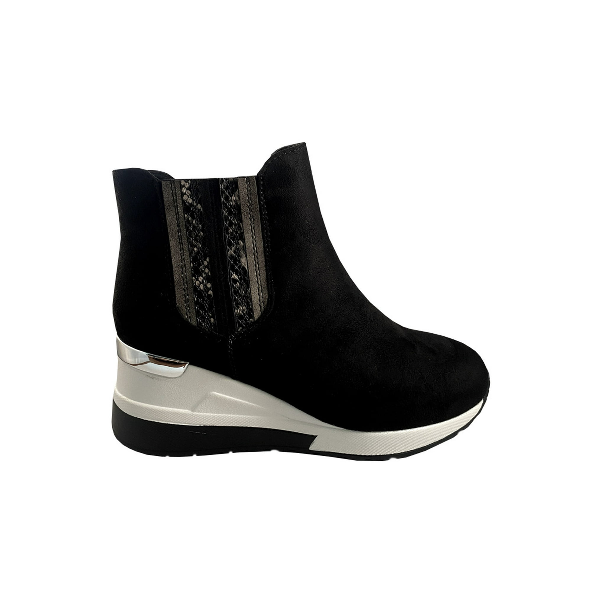 Todopiel - Zapatilla Gamuza Ecológica Zaz07 Negro