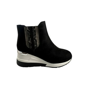 Todopiel - Zapatilla Gamuza Ecológica Zaz07 Negro