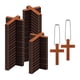 thumbnail image 3 of 50 Uds. De Colgantes Cruzados, Accesorio Para Hacer Joyas Artesanales, Crucifijo De Madera, 3 of 4