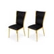thumbnail image 1 of Pack 2 Sillas Doradas Para Comedor Arthur Negro, 1 of 3
