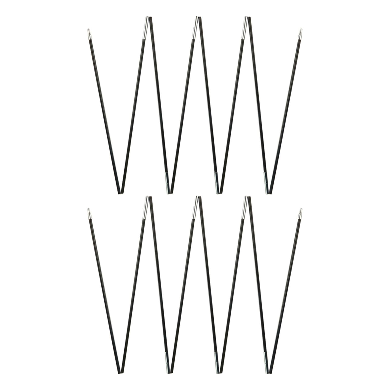 Ioensy - Tienda Premontada Negra Postes Del Reemplazo De Postes De Tienda De Fibra De Vidrio Para Acampar Los 3,4m 2 Personas