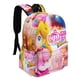 thumbnail image 2 of Princesa Peach-theme Backpack, Campus style schoolbag Bookbag with Adjustable Shoulder Straps And Large Zip Compartment, Unisex Travel Bags.42x30x15cm, 2 of 6