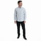 thumbnail image 3 of Camisa Fantasía Estampada Gris Claro, 3 of 4