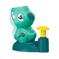 Fliperex - Juguete Lanzador De Discos Voladores Frisbee Dinosaurio Verde