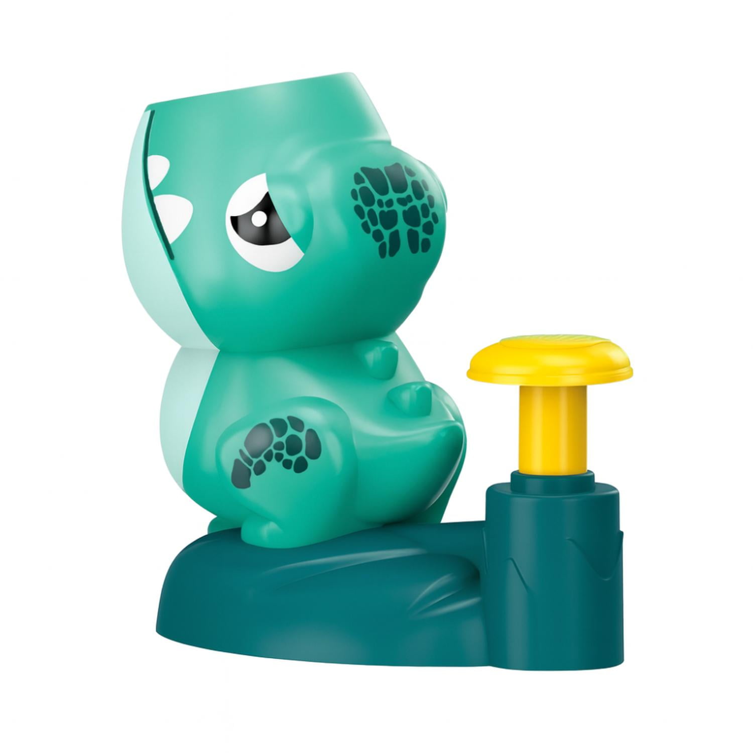 Fliperex - Juguete Lanzador De Discos Voladores Frisbee Dinosaurio Verde