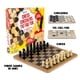 thumbnail image 3 of Juego Tablero Reversible De Madera Ajedrez Tablero De Ajedrez, 3 of 8