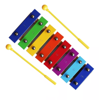 Allegro - Metalófono Diatónico 8 Tonos Steel Color Call8