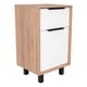 thumbnail image 2 of Velador Kaia 1 Cajón 1 Puerta Miel Y Blanco 70x41x36 Cm, 2 of 3