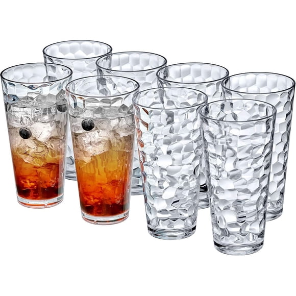 Amazing Abby Iceberg: set de 8 vasos plásticos de 24 oz