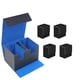 thumbnail image 5 of Estuche Para Baraja De Cartas Con Tapa, Cajas Deportivas Para Tarjetas Deportivas, álbum De Cartas De Hockey, Interior Azul Y Gris, 5 of 5