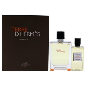 Terre Dhermes De Para Hombres - Set De Regalo Gel De Ducha Para Cabello Y Cuerpo Edt Spray,