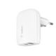 thumbnail image 1 of Cargador de pared doble BoostCharge USB-C y USB-A de 37 W, 1 of 8
