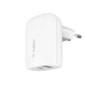 Belkin - Cargador De Pared Doble Boostcharge Usb-C Y Usb-A De 37 W