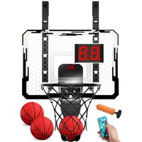 Canasta De Baloncesto Interior Qdragon Para Niños Con 7 Luces Led