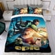 thumbnail image 4 of Épica Conjunto de sábanas temático, trío de piezas, cómodo y amigable con la piel, diseño único, regalo de decoración para el hogar para familiares, amigos y fans,173cm *218cm, 4 of 6