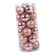 thumbnail image 3 of 24 Piezas Adornos De Bolas De Navidad DIY Para Graduación Árbol De Navidad Exterior Oro Rosa, 3 of 5