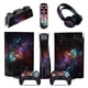 thumbnail image 1 of Pegatina para consola de juegos compatible con PlayStation 5 Edición Disco y Digital, juego de piel para controladores - Película protectora de color sólido Galaxy Marble, 1 of 1