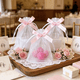thumbnail image 2 of suxuMhao Bolsas de Organza para Decoración Al por Mayor, 50 Pzas 2.7x3.5 Pulgadas Bolsas de Bolsa Blancas y Rosas con Cordón, Bolsas Pequeñas de Organza para Regalos, Bolsas para Joyería, Lindas, 2 of 4