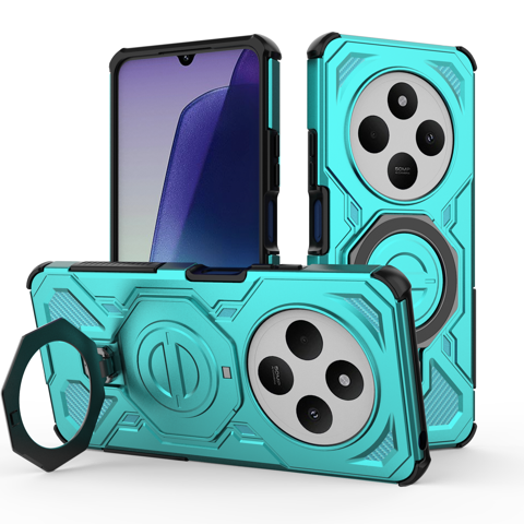 Funda Foxdock Para Xiaomi Poco C75 4G , Magnética, Ligera, Soporte 360°, Antigolpes