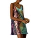 thumbnail image 4 of INSPIRE CHIC Vestido de Mujer Brillante de Lentejuelas con Escote en V y Tirantes Ajustables Vestido de Fiesta Mini Sirena XS, 4 of 7