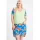 thumbnail image 1 of Vestido Midi Floral de Manga Corta con Bolsillo Delantero, 1 of 5