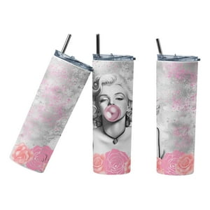 Sm - Termo Botella Térmica Marilyn Monroe Hollywood Icono De 60 Blanco