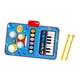 thumbnail image 3 of Mat De Piano De Bebé Toy De Aprendizaje Temprano Musical Toy Para Edades 1 2 Niñas De 3 Años Niñas Azules, 3 of 5