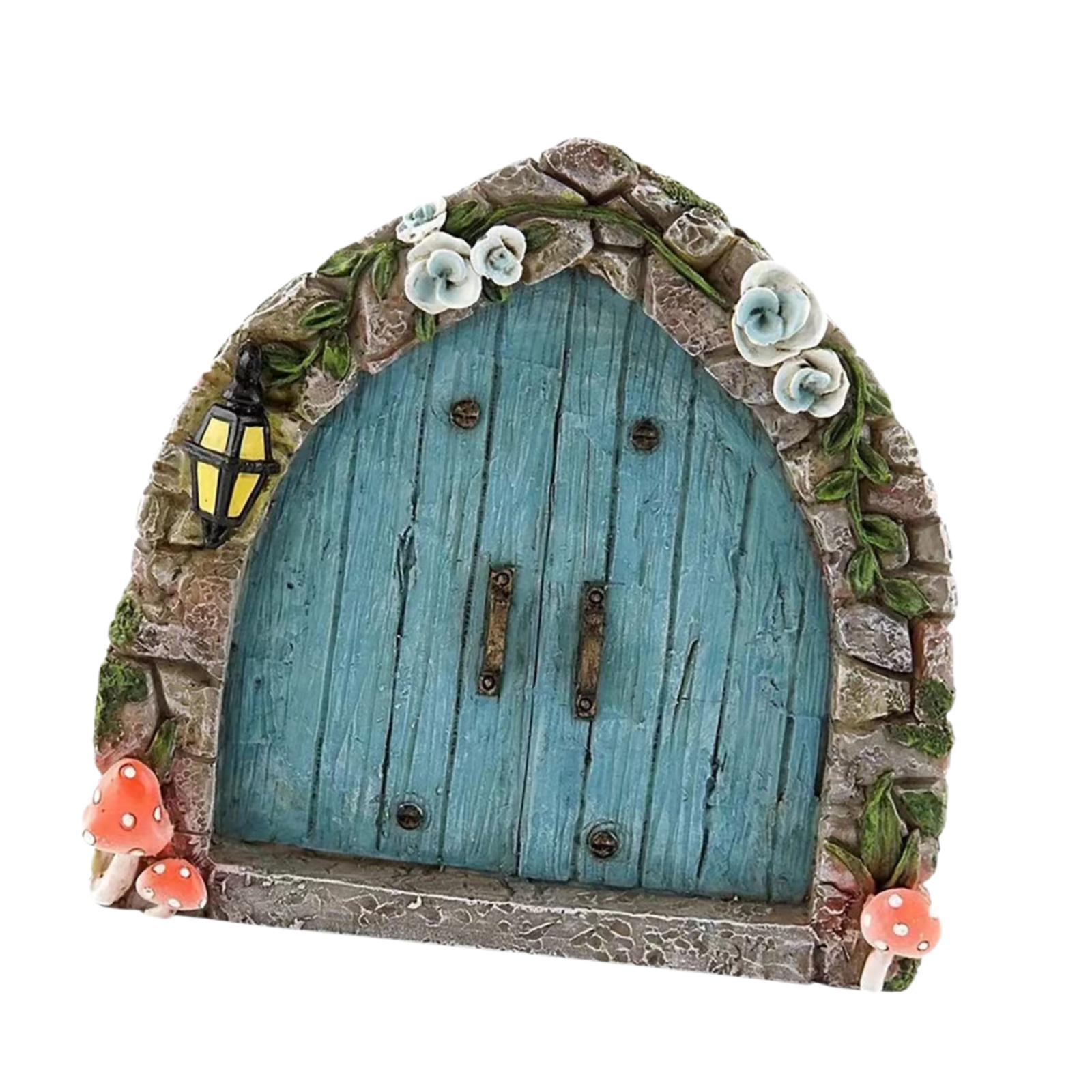 Magideal - Partido Para El Adorno Del Jardín De Hadas De Jardín De Madera Para El Adorno De La Fiesta Del Patio De Hadas, La Pequeña Casa De La Casa Decoración A