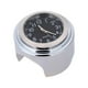 thumbnail image 1 of Reloj para moto - Cromaro - Fondo Negro plateado, 1 of 4