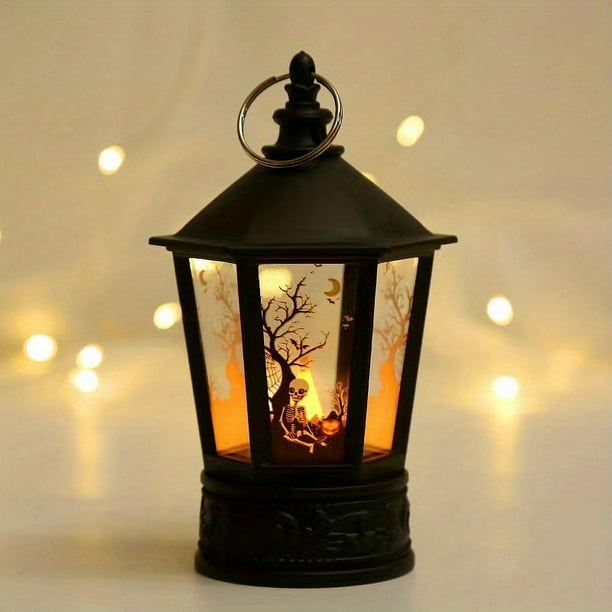 1pc LED Electronic Candle Pumpkin Lantern for Halloween, Easter, and Ghost Festival Decorations