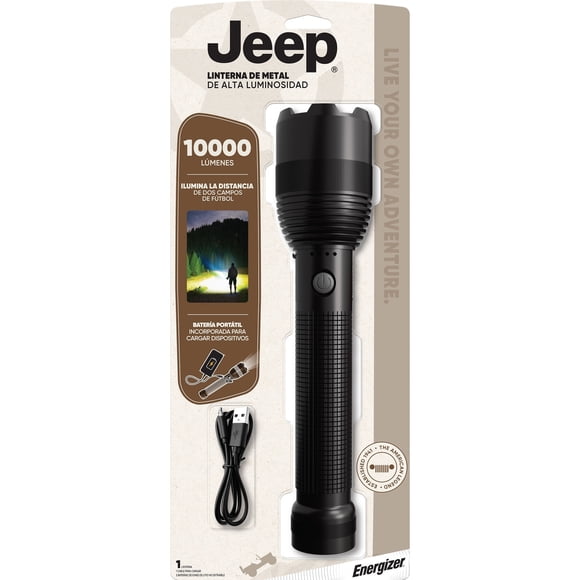 Linterna high lumen metal 10.000 lumenes
